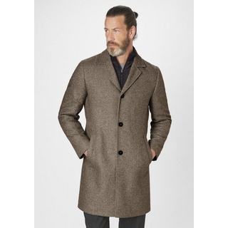 S4 Jackets Wollmantel EDISON Hochwertiger Mantel Made in Europe braun 50