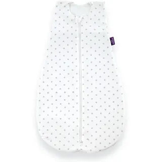 Träumeland Baby Schlafsack LIEBMICH Grau/Weiß 70/78
