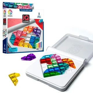 SmartGames IQ Love Puzzlespiel mit 120 Herausforderungen