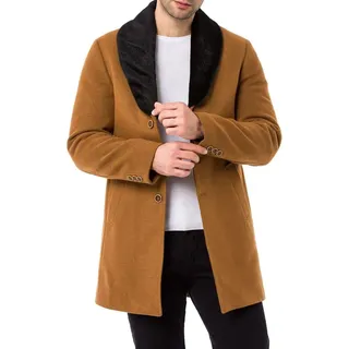 Red Bridge Herren Jacke Trenchcoat Mantel Braun 3XL - Braun - 3XL