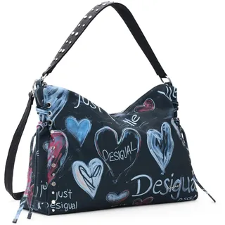 DESIGUAL Stacatto Leiria Shoulder Bag Baumwolle Grey