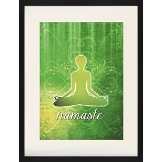 1art1 Bild mit Rahmen Yoga - Namaste 60 cm x 80 cm