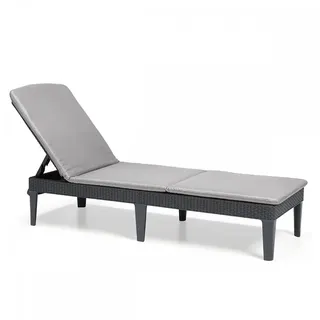 KETER Jaipur Sonnenliege 187 x 58 x 29 cm grau