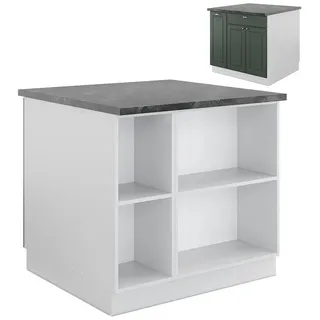 Vicco Kochinsel Fame-Line 90 x 82 x 60 cm Grün-Gold