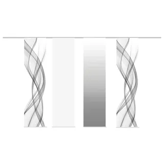 HOME WOHNIDEEN Ferrola 60 x 245 cm grau 4 St.