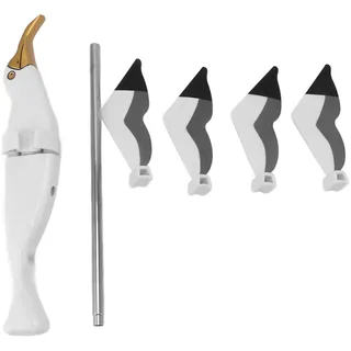 Cyrank Windspiel, Vogel-Windspiel, Möwen-Windmühle, Vogel-Wetterfahne, Möwe, Vogel-Gartenspiel, Für Outdoor-Hofdekorationen, Windsack für Draußen, Windspiel Garten, Gartendekoration