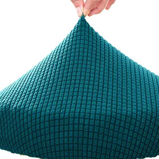 Dehnbarer, Elastischer Stuhlbezug Aus Polyester, Waschbares Rundes Kissen Für Hocker, Für Den Heimgebrauch -