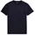 Custom Slim Fit T-Shirt dunkelblau/rot S