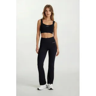 Freddy Leggings SUPERFIT Leggins High Waist mit Flair schwarz XL (42)