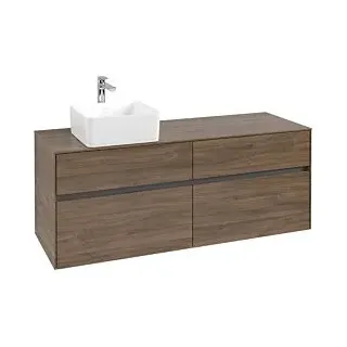 Waschbeckenunterschrank 140 x 55 cm Arizona Oak