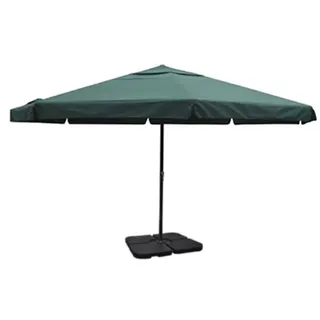 furnicato Sonnenschirm Grüner Gartenschirm mit Kurbel, 3,25 m Höhe, 5 m Durchmesser, LxB: 5x5 cm grün