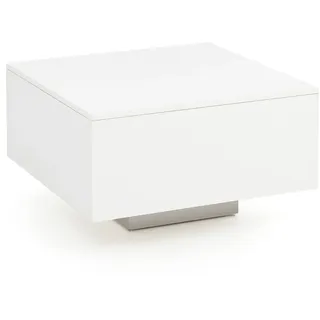 FineBuy Couchtisch Weiß Holz 60 x 60 x 35,5 cm