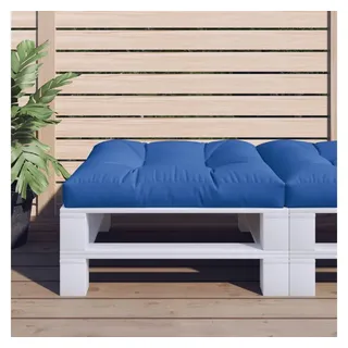 vidaXL Palettenkissen 80 x 80 x 12 cm blau 1 St.