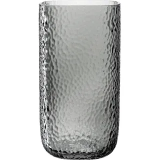 Vase MARTELLO (LBH 15x15x29 cm) - grau - LBH 15x15x29 cm