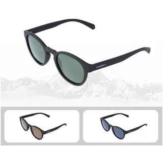 Gamswild Sonnenbrille UV400 GAMSSTYLE Modebrille polarisiert/Rubbertouchhaptik Damen Herren Modell WM6210 in braun, blau, G15 schwarz