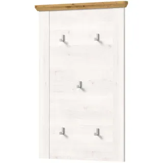 inn.furn Garderobenpaneel Mirano 68 x 103 cm Weiß