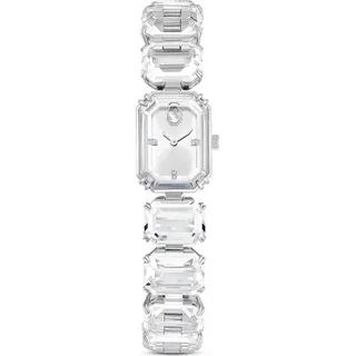 Swarovski Uhr, Armband im Oktagon-Schliff, Weiß, Edelstahl MILLENIA:MB CRY//STS 5621173 - Weiß