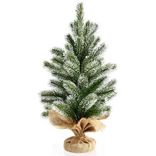 Costway Mini Weihnachtsbaum Grün 50 cm