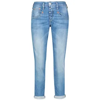 Herrlicher 5-Pocket-Jeans Damen Jeans SHYRA CROPPED ORGANIC COTTON (1-tlg) blau 30