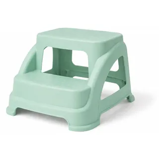 Mojawo Tritthocker Kunststoff 43 x 28 x 37 cm Grün