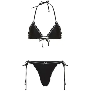 lscn by lascana Triangel-Bikini Damen Schwarz 40 Cup A/B