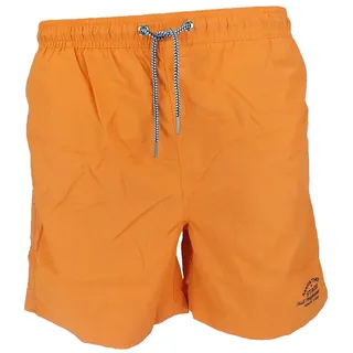 Kitaro Badeshorts Modische Herren Badehose Innenslip orange XXL