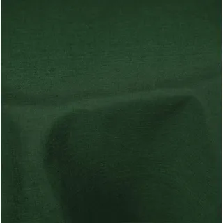 Tischdecke oval 160x220 cm Struktur Leinen-Optik beschichtet Wasser und Schmutz abweisend Lotuseffekt #1083 (dunkelgrün)