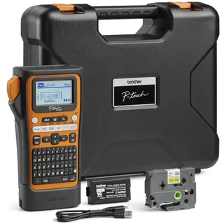 Brother PT-E310BTVP Schwarz/Orange