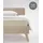 Single-Jersey 90 x 190 - 100 x 200 cm creme