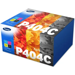 CLT-P404C P404C Multipack Toner Kompatibel für Samsung C480W Xpress C480FW | 4er-Pack CLT-Y404S CLT-K404S CLT-C404S CLT-M404S für C48X C430W C480 C430 C480FN C43X Series (Schwarz Cyan Gelb Magenta)