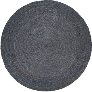 Paco Home Viborg 595 Juteteppich Ø 80 cm Anthrazit