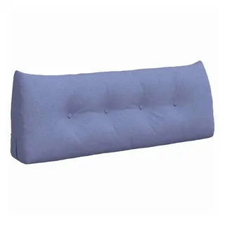 vidaXL Rücken Kissen Jeans 120 x 24 x 50 cm Blau