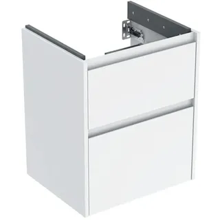 Geberit Waschtischunterschrank 2 Schubladen 50,4 x 60,6 x 40,5 cm Weiß