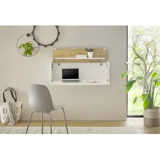 Home affaire Wandsekretär CiTY/GiRON, zeitlos modern, wohnliches Home Office, Breite 100 cm weiß