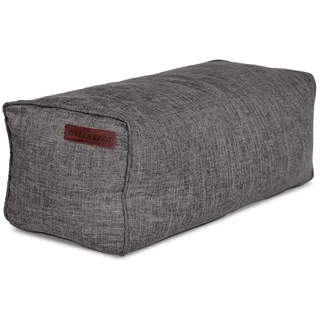 Green Bean Green Bean® Indoor Sitzhocker Pouf 70x33x28cm EPS-Perlen Füllung Home Linen Kuschelig Weich Waschbar - Dunkelgrau