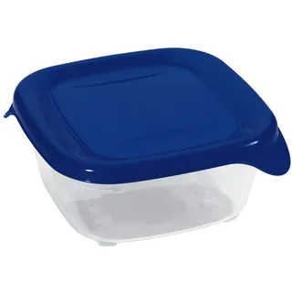 Curver Frischhaltedose quadratisch transparent/blau 0,25 l