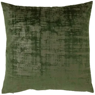 Kissen VINTAGE VELVET, Khaki - 50 x 50 cm - Vintage Samtoptik