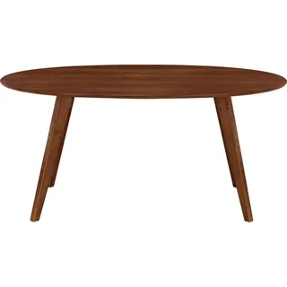 miliboo Vintage oval 160 x 76 x 90 cm Nussbaum