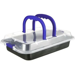 Hi Kastenform Haushalt International mit Deckel und Tragegriff 36 x 23 cm
