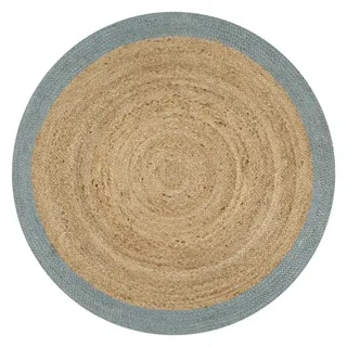 vidaXL Teppichboden Ø 90 cm Grün