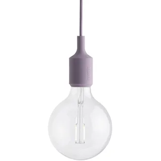 Muuto - Pendelleuchte E27-Socket LED, staubiges flieder
