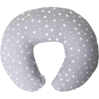 Niimo® Stillkissen Klein für Baby – Halbmond aus 100% Baumwolle, Oeko-TEX® Standard 100, Stillhörnchen Waschbar & Atmungsaktiv, Kleines Stillkissen (15,5 x 39 cm)