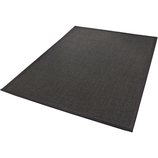 Sisalteppich DEKOWE "Mara S2 mit Bordüre", grau, B:240cm H:5mm L:340cm, Sisal, Teppiche, Sisalteppich, Flachgewebe, Material: 100% Sisal, Wohnzimmer, Kundenliebling