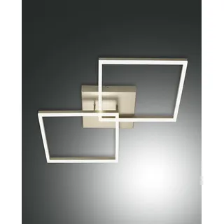 Fabas Luce Bard 2-fach 65x65 cm gold edelmatt