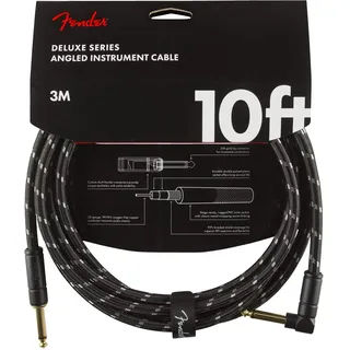 Fender Deluxe Instrumentenkabel 3m Black Tweed