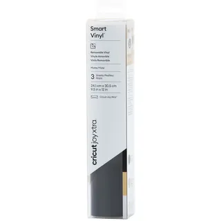 Cricut cricutTM Joy Xtra Smart Vinyl Classics Vinylfolie wiederablösbar farbsortiert 24,1 x 30,5 cm, 3 St.
