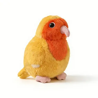 Herfair Papagei Kuscheltier Klein Vogel Plüschtier Kawaii Deko Bird Plushie Stofftier Geschenke für Mädchen und Jungen
