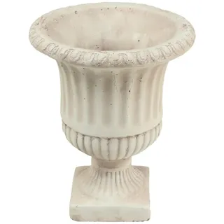 Viana Mini Pflanzkübel Antik Beton Deko Blumentopf Pokal H16,5cm