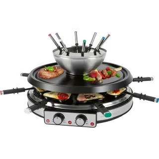 Proficook PC-RG/FD 1245 Raclette-Grill 1900 W für 8 Personen Edelstahl