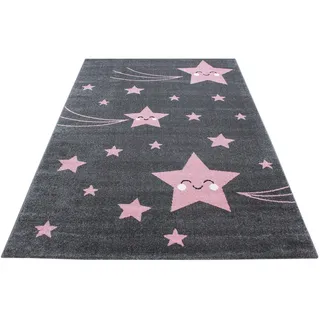 Ayyildiz Kids 610 Kinderteppich 120 x 170 cm Grau/Pink